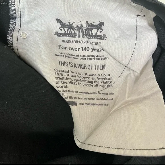 LEVIS Men's sz 60 x 32 541 Dark Gray Zipper Fly Jeans Denim - Picture 8 of 16